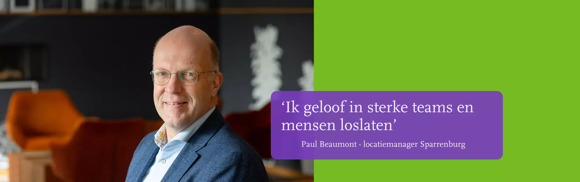 Paul Beaumont is locatiemanager van crematorium Sparrenburg in Rosmalen. Inmiddels werkt hij alweer enkele  jaren voor DELA. Lees haar verhaal