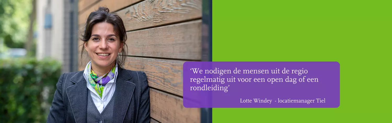 Lotte Windey is locatiemanager van crematorium De Linge in Tiel. Inmiddels werkt ze alweer enkele  jaren voor DELA. Lees haar verhaal